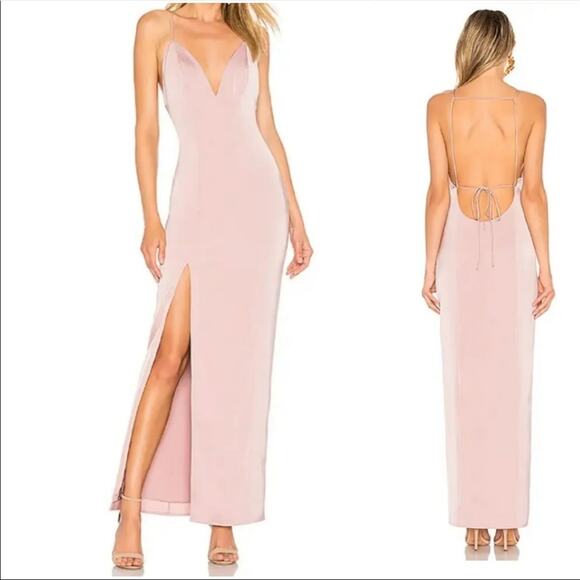 Privacy Please Kilgore Gown in Lilac Women’s Medium Maxi Gown Strappy NWT - Picture 1 of 12